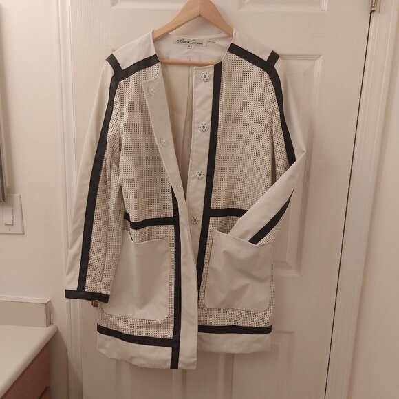 Kenneth Cole Vegan Leather Coat - Picture 5 of 5